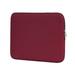 Laptop Sleeve Case 11 -15.6 Resistant Neoprene Laptop Sleeve/Notebook Computer Pocket Case/Tablet Briefcase Carrying Bag Red Wine 15.6