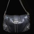 Coach Bags | Coach Vintage Black Leather Shoulder Bag | Color: Black | Size: Os