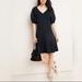 Anthropologie Dresses | Anthropologie Maeve Annika Puff Sleeve Mini Dress | Color: Black | Size: S