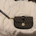 Dooney & Bourke Bags | Dooney & Bourke Bags | Dooney And Bourke Signature Flap Wristlet | Color: Black/Gray | Size: Os