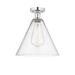 Innovations Lighting Bruno Marashlian Berkshire 12 Inch 1 Light Semi Flush Mount - 616-1F-PC-GBC-124