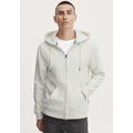 Sweatjacke BLEND "BL BHDownton Zipthrough" Gr. M, weiß (white) Herren Sweatjacken