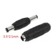 1pc DC 5.5*2.1mm Double Male To Male Jack Female To Female Socket Plug Connector Jack Adaptor