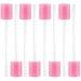 100 Pcs Disposable Oral Care Sponge Swab Tooth Cleaning Mouth Swab Pink Color