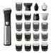 Philips Norelco Multi Groomer - 25 Piece Mens Grooming Kit For Beard Body Face Nose and Ear Hair Trimmer Shaver and Clipper W/ Premium Storage Case - No Blade Oil Needed MG7770/49