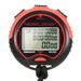 Professional Digital Stopwatch Timer Waterproof Digital Handheld LCD Timer Chronograph Sports Counter with Strap for Swimming Running Football Training