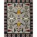 Ahgly Company Indoor Rectangle Abstract Burgundy Brown Abstract Area Rugs 4 x 6