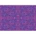 Ahgly Company Machine Washable Indoor Rectangle Transitional Jasmine Purple Area Rugs 4 x 6