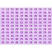 Ahgly Company Machine Washable Indoor Rectangle Transitional Heliotrope Purple Area Rugs 7 x 9