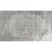 Ahgly Company Indoor Rectangle Contemporary Pale Silver Gray Abstract Area Rugs 6 x 9