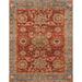 Ahgly Company Machine Washable Indoor Rectangle Abstract Tiger Orange Brown Area Rugs 7 x 10