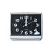 ADVEN Alarm Clock Analog Table Clock Travel Alarm Clock Quartz Radio Alarm Clock Silent Sweep Movement