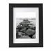 Besly A3 Picture Frames Black Matted A4 Wooden Photo Frame Poster Frame for Wall Hanging and Home Decoration-Black