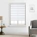 Cordless Zebra Shades Free-Stop Light Filtering Zebra Roller Blinds for Bedroom/Living Room/Office