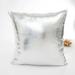 Pgeraug Throw pillow cover Polyester Pillow Sofa Waist Throw Cushion Cover Home Decor Cushion Cover Case Pillow Case Silver