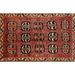 Ahgly Company Indoor Rectangle Traditional Crimson Red Persian Area Rugs 6 x 9