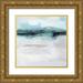 Vess June Erica 20x20 Gold Ornate Wood Framed with Double Matting Museum Art Print Titled - Coastline Mirage I