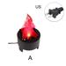 LED Fake Flame Lamp Fire Effect Home Decoration Torch Light for Halloween Prop Party US/EU Plug US/EU Plug Halloween Prop Party Plastic Fire Effect Home Decoration LED Fake Flame Lamp Torch Light US