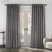 Topfinel 100% Blackout Luxury Velvet Curtain 84 inches Long Rod Pocket Back Thermal Insulated Noise Reduce Curtains for Living Room Bedroom 2 Panels 52 x 84 inch Grey