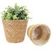 Organization and Storage decorative pots pots folding flower fresh Woven flower