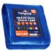 Tarpco Safety 30 ft. x 30 ft. 10 Mil Heavy Duty Polyethylene Tarp, Waterproof, Rip & Tear Proof Aluminum in Blue | 1 H x 30 W x 30 D in | Wayfair