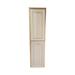 Timber Tree Cabinets 15.5" W x 61.5" H x 4.25" D Solid Wood Recessed Bathroom Cabinet Solid Wood in Brown/Green | Wayfair BEL-260-UNF