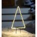 Plow & Hearth Holiday Tree Garden Stake in Green | 30.3 H x 20.7 W x 0.3 D in | Wayfair 65S39