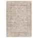 Brown 62 x 48 x 0.25 in Area Rug - Bungalow Rose Floral Machine Woven Polyester Area Rug in Beige/Polyester | 62 H x 48 W x 0.25 D in | Wayfair