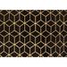 Black 120 x 96 x 0.35 in Area Rug - Corrigan Studio® Abstract 5064 Brown Area Rugs Polyester/Wool | 120 H x 96 W x 0.35 D in | Wayfair