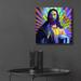 Astoria Grand "Colorful Christ I" By Astoria Grand Portfolio, Acrylic Glass Wall Art Plastic/Acrylic | 12 H x 12 W x 0.13 D in | Wayfair