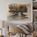 Winston Porter River In Woods Watercolor - Farmhouse Wood Wall Art Panels - Natural Pine Wood in White | 24 H x 36 W x 1 D in | Wayfair