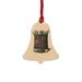 The Holiday Aisle® Raptor Barrel Wooden Holiday Shaped Ornament Wood in Black/Brown | 3 H x 3 W x 1 D in | Wayfair B1AADA808FB64BB894D47192CAC3AA26