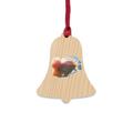 The Holiday Aisle® Peach Fish 3 Wooden Christmas Ornaments Wood in Brown | 7 H x 7.9 W in | Wayfair 09F7C0546F6844B9A9403367A63B95B7