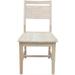 Gracie Oaks Set Of Two Aspen Panel Chairs, Unfinished Wood in Brown | 36 H in | Wayfair 2817833FBFEC491DAB6CBD4CDBEFA255