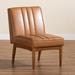 Latitude Run® Tufted Foam Parsons Chair in Tan/Walnut Wood/Upholstered in Brown | 31.5 H in | Wayfair 9A0CE1FFA51A41F29314CC21979B2FCB