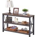 17 Stories 47.24" Console Table Wood in Brown/Gray | 30 H x 47.24 W x 13.39 D in | Wayfair 50842D42B8674F8AB66346D90E33AB17