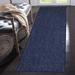Blue 600 x 30 x 0.5 in Indoor Area Rug - Latitude Run® Solid Color Area Rug Solid Color Machine Woven Runner 2'6" x 50' Polyester Area Rug in Petrol Polyester | Wayfair