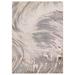 Brown/Gray 90 x 60 x 0.4 in Area Rug - Orren Ellis Abstract Machine Woven Polypropylene/Area Rug in Gray/Brown | 90 H x 60 W x 0.4 D in | Wayfair