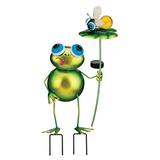 Regal Art & Gift Backyard Solar Stake - Frog Metal | 25 H x 15.75 W x 3.5 D in | Wayfair 13252