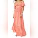Free People Dresses | Free People Moon Light Ocean Maxi Dress. Burnt Coral | Color: Red | Size: M