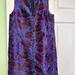 J. Crew Dresses | J. Crew Flower Multi Color Embroidered All Over Dress. Has Zipper Back. | Color: Purple | Size: 4
