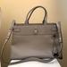 Michael Kors Bags | Michael Kors Grey Gramercy Leather Satchel | Color: Gray | Size: Os