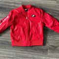 Nike Jackets & Coats | Boys Nike Size 7 Just Do It Jacket Red Excellent | Color: Red | Size: 7b