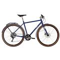 Cooper CG-7E (E-Bike mit 7-Gang-Microshift-Schaltwerk, Brooks-Sattel, Zehus Bike Gen2 Heckmotor, Rekuperation, Rahmenhöhe 52cm) Farbe: Blau