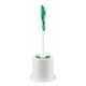 LIBMAN 34 Toilet Brush with Caddy, 5 1/2 in Brush Length, Polypropylene Handle,