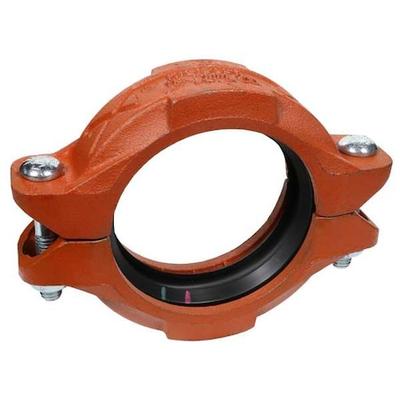 ZORO SELECT 0390013571 Rigidlok(R) Coupling, 8", Iron, 600 psi