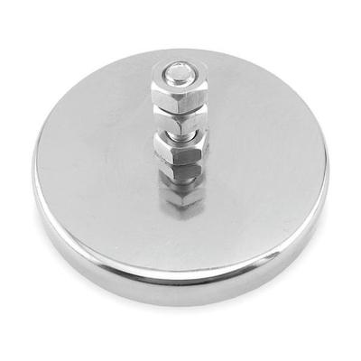 ZORO SELECT 3DYA6 Round Base Post Magnet,65 lb.