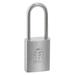 BEST 41B772L Keyed Padlock, Coreless, Long Shackle, Rectangular Brass Body,