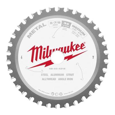 MILWAUKEE TOOL 48-40-4215 5 7/8 in. 34 Tooth Metal Cutting Circular Saw Blade