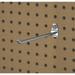 TRITON PRODUCTS 71813 8 In. Single Rod 30 Degree Bend Steel Pegboard Hook for